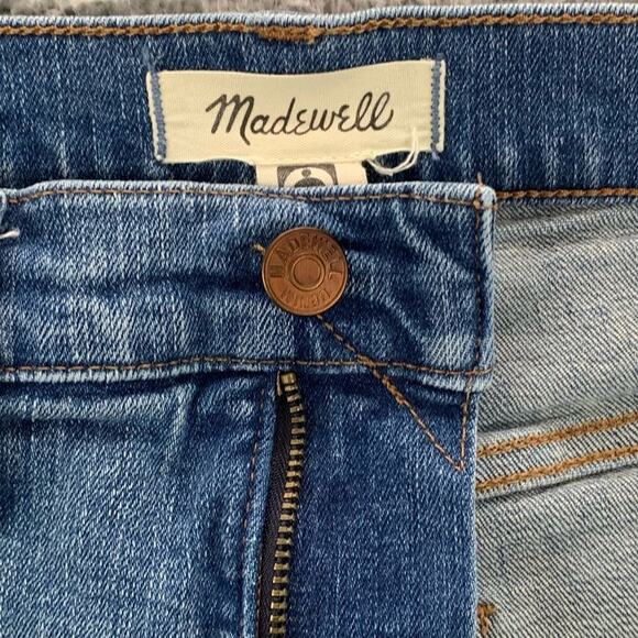 Madewell Women's Skinny Flare Jeans in Ellsworth Wash Stretch Denim  -  Size: 28 - Picture 12 of 15